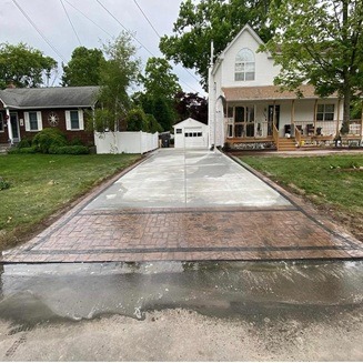 Professional driveway installation and paving services by Constructive Greens